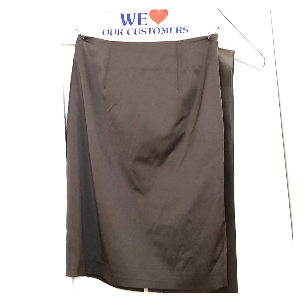 Ann Taylor pencil skirt with wide belt/sash